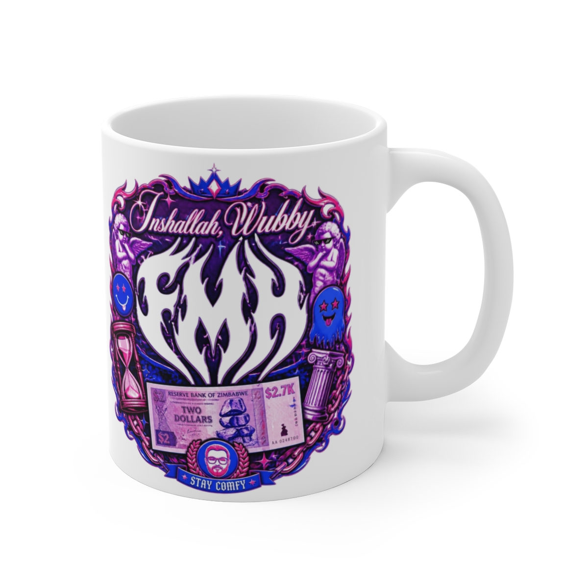 PaymoneyWubby "Inshallah, Wubby" White Mug