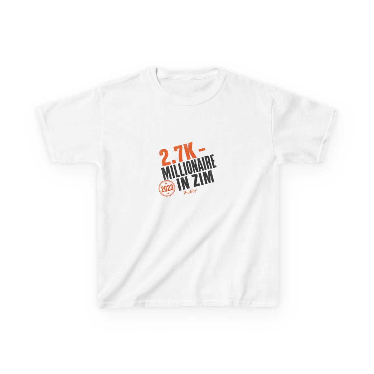 PaymoneyWubby "2.7K - Millionaire in Zim" Unisex Kids Tee