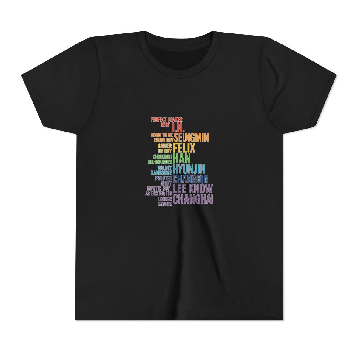 Sassy Bold Rainbow Typography Kids T Shirt - Funny Coffee Humor Gift